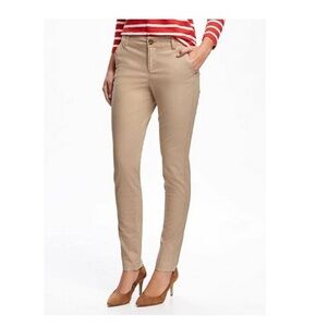 OLD NAVY MID-RISE SKINNY EVERYDAY KHAKIS - SIZE  12 TALL (NEW WITH TAGS)